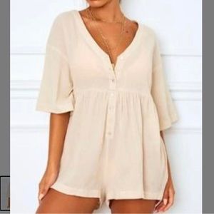 Sarah’s Day x White Fox Swim Palm Bay Playsuit
